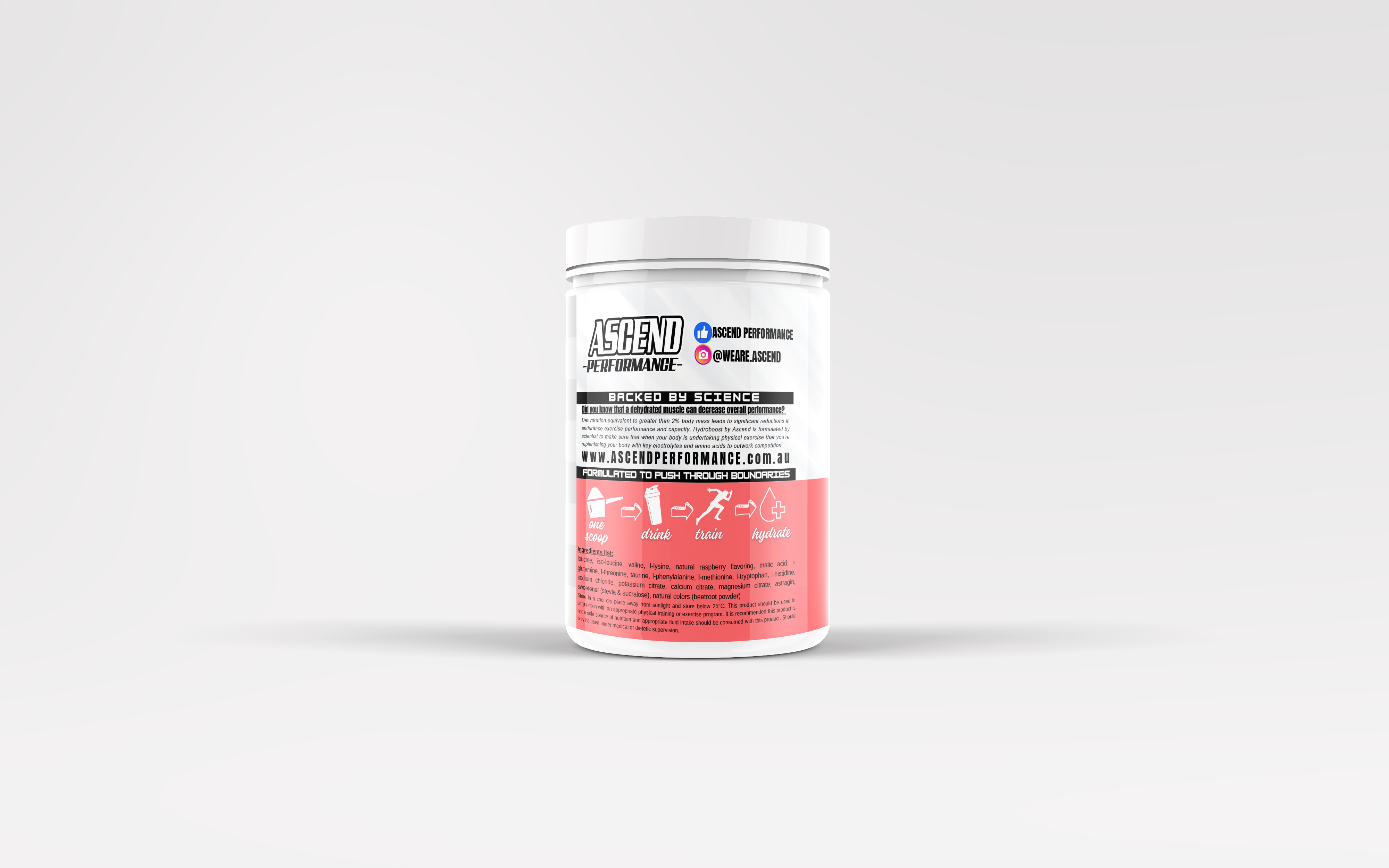 Hydroboost Hydration Aminos (Raspberry)