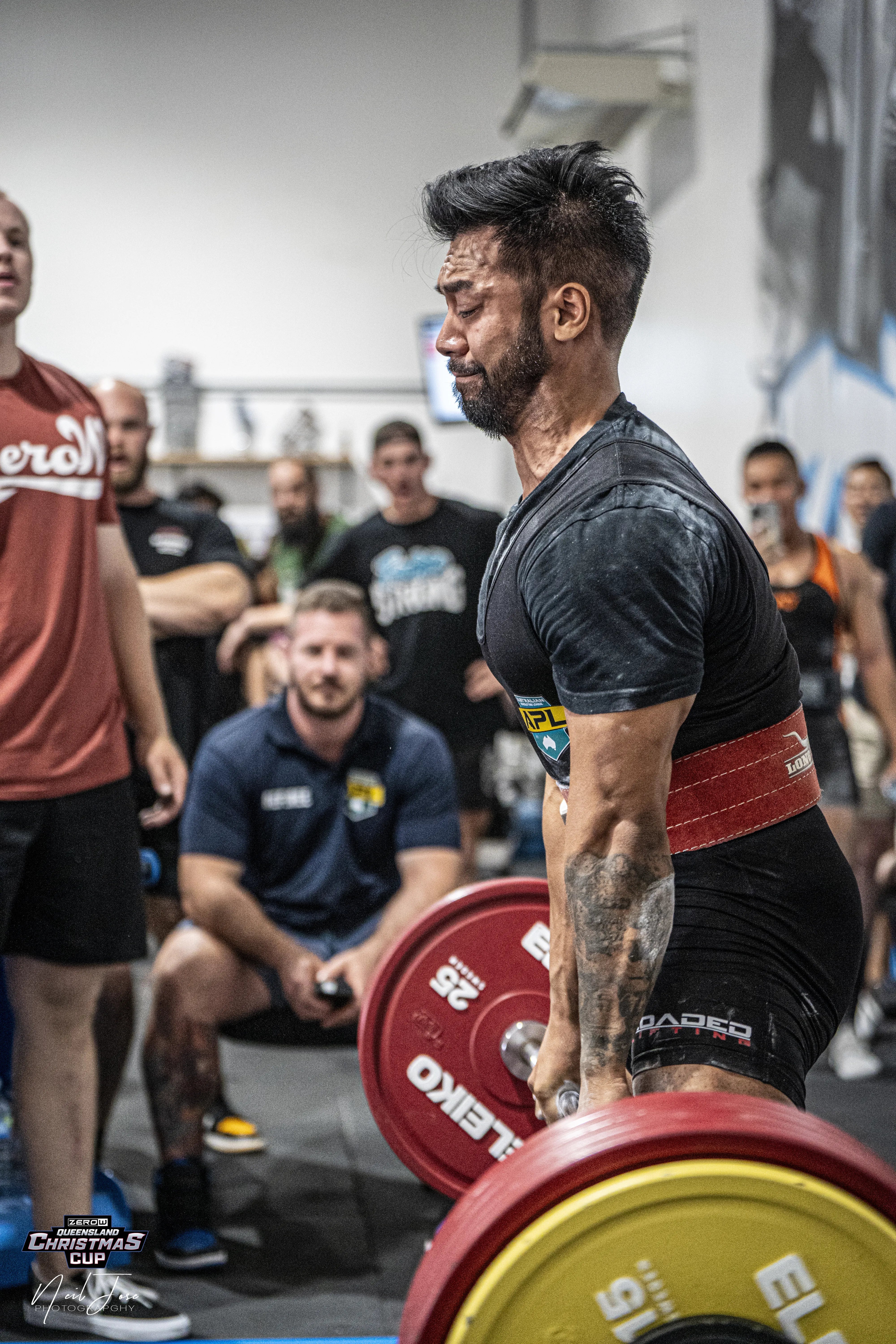 Ascend athlete lifting during competition